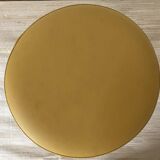 Vintage tripod stool in skai & chrome adjustable in height