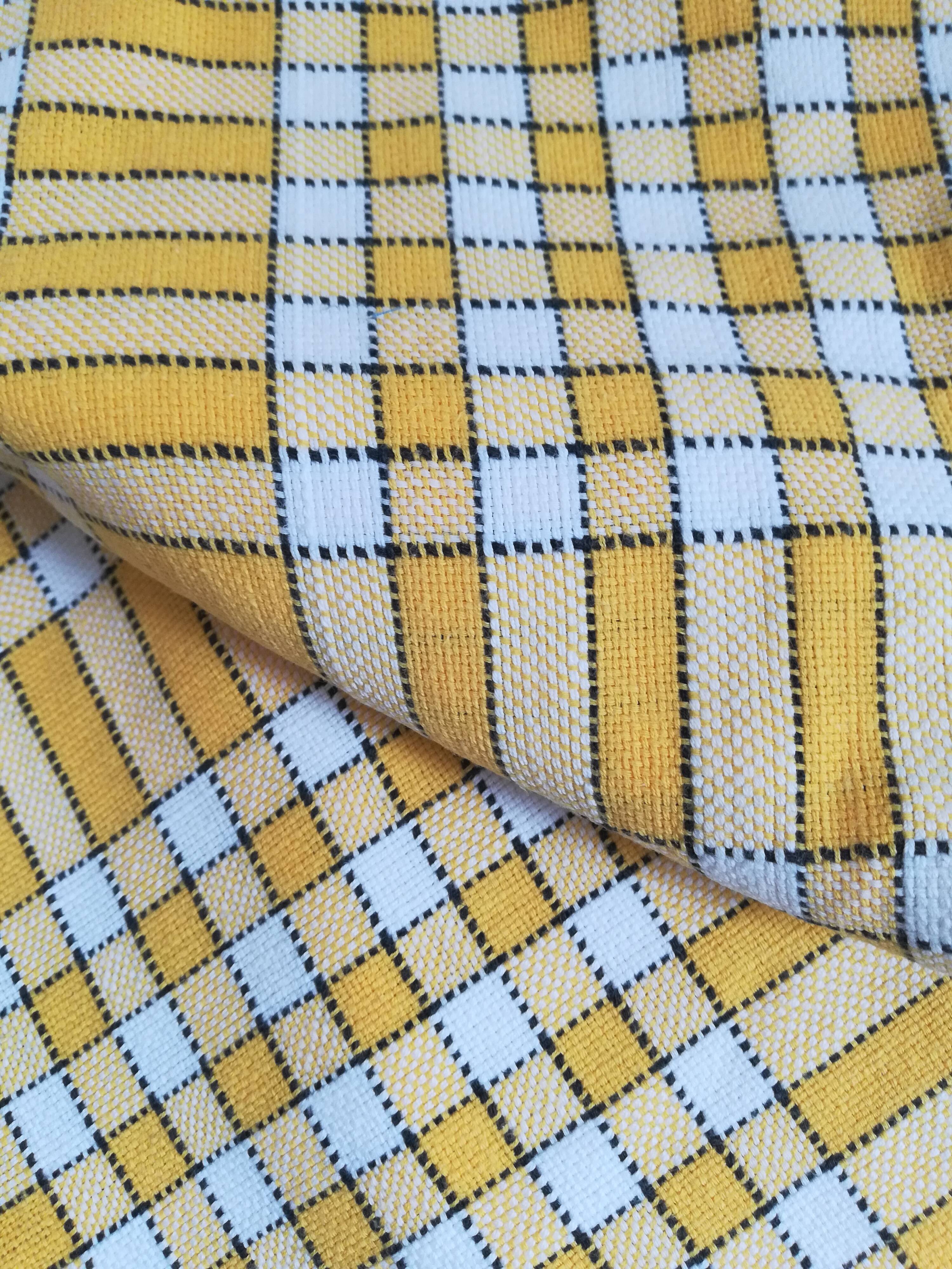 Vintage gingham tablecloth