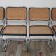 Lot de 4 chaises Cesca B32 par Marcel Breuer