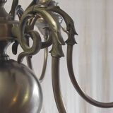 Dutch style chandelier 6 lights - mid. 20th century