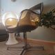 Lampe Holophane sur pied tulipe 1970