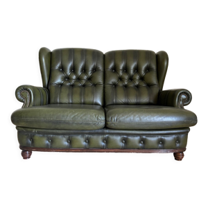 Canapé classique  cuir style anglais