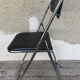 Chaise ancienne pliable pliante Soudexvinyl  années 70 vintage