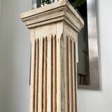 Wooden pedestal column 1900