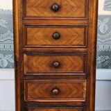 Bedside above marble with a niche and 4 drawers