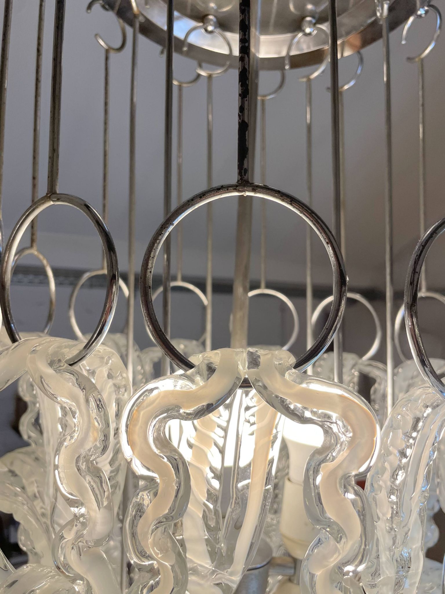 Murano Glass Chandelier, 1970s