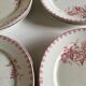 Set of 12 dinner plates of Sarreguemines land of iron décor Vega early 20th