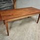 Antique dining table, rural oak table 90 x 200 cm