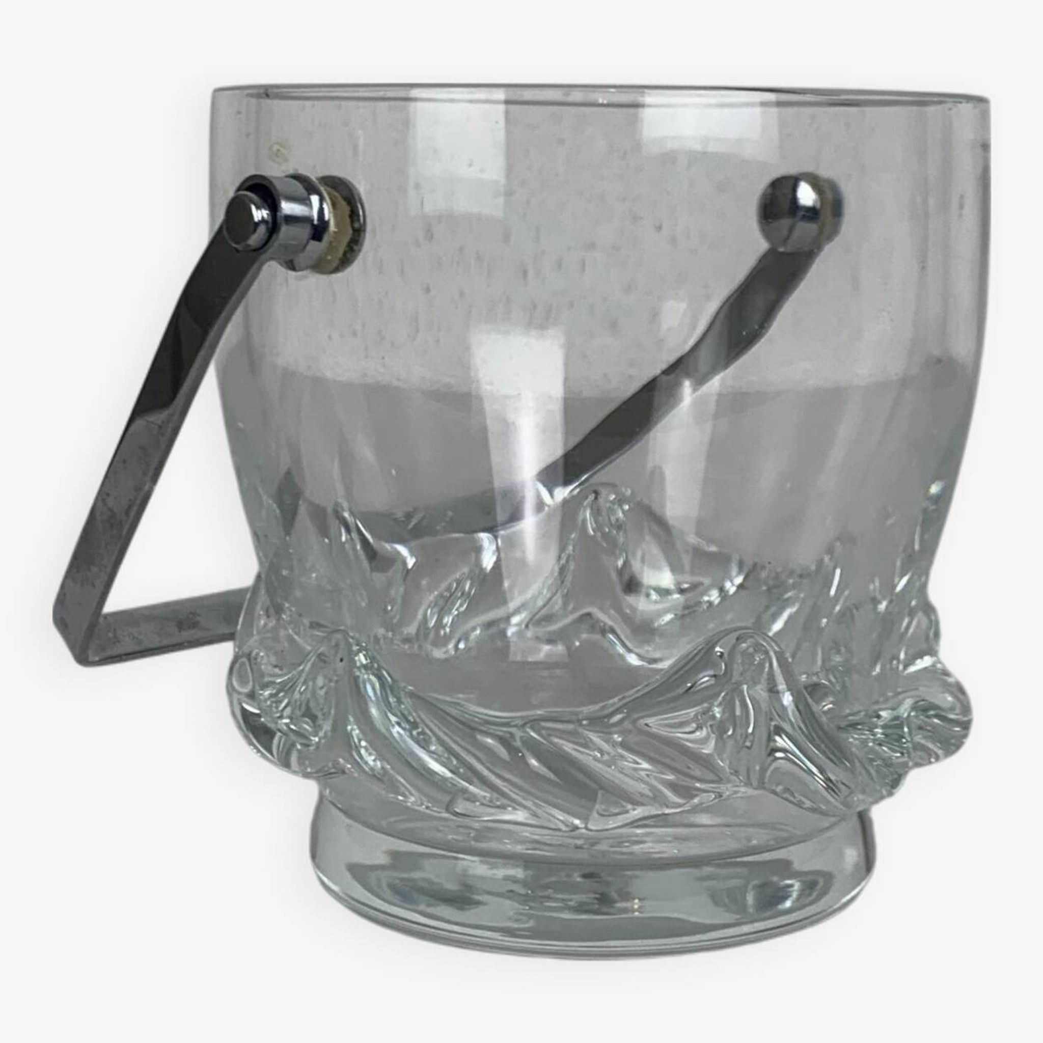Seau à glace Daum Sorcy en cristal