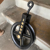 Industrial metal pulley