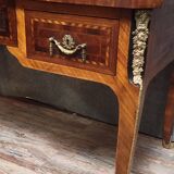 Louis XV style marquetry center desk