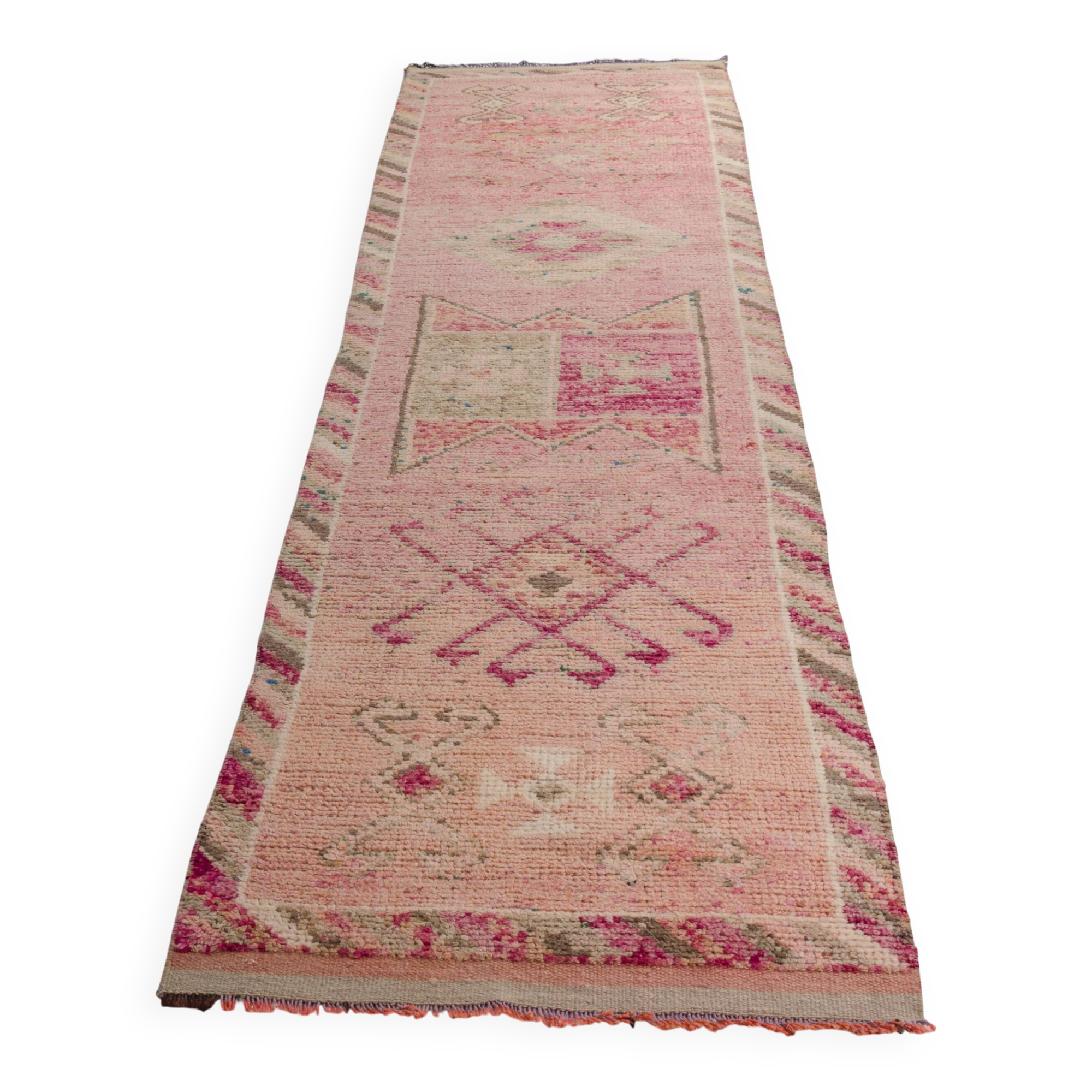 Tapis couloir vintage oushak