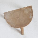 Light wood tripod stool