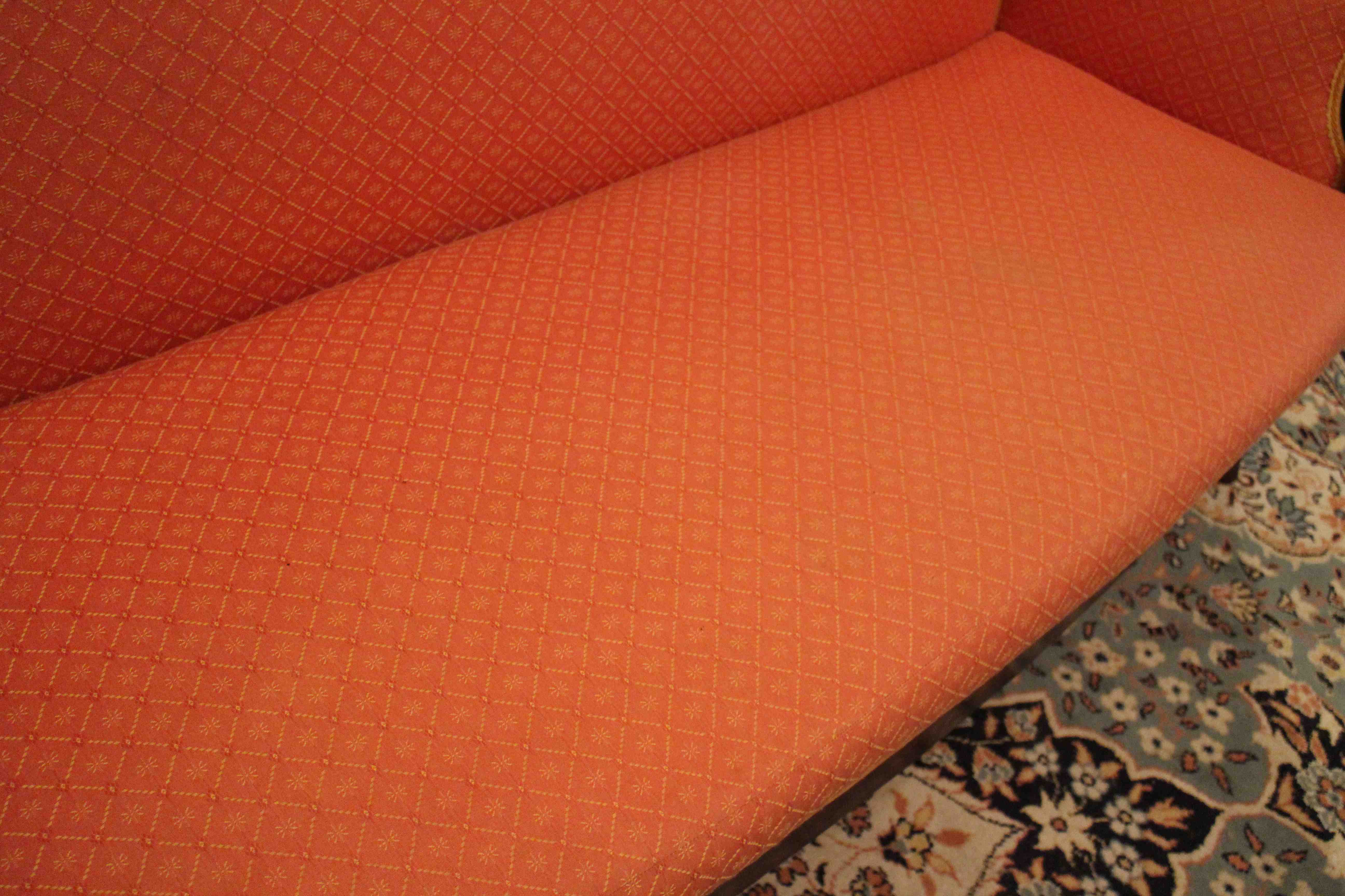 19th-century mahogany sofa Restoration