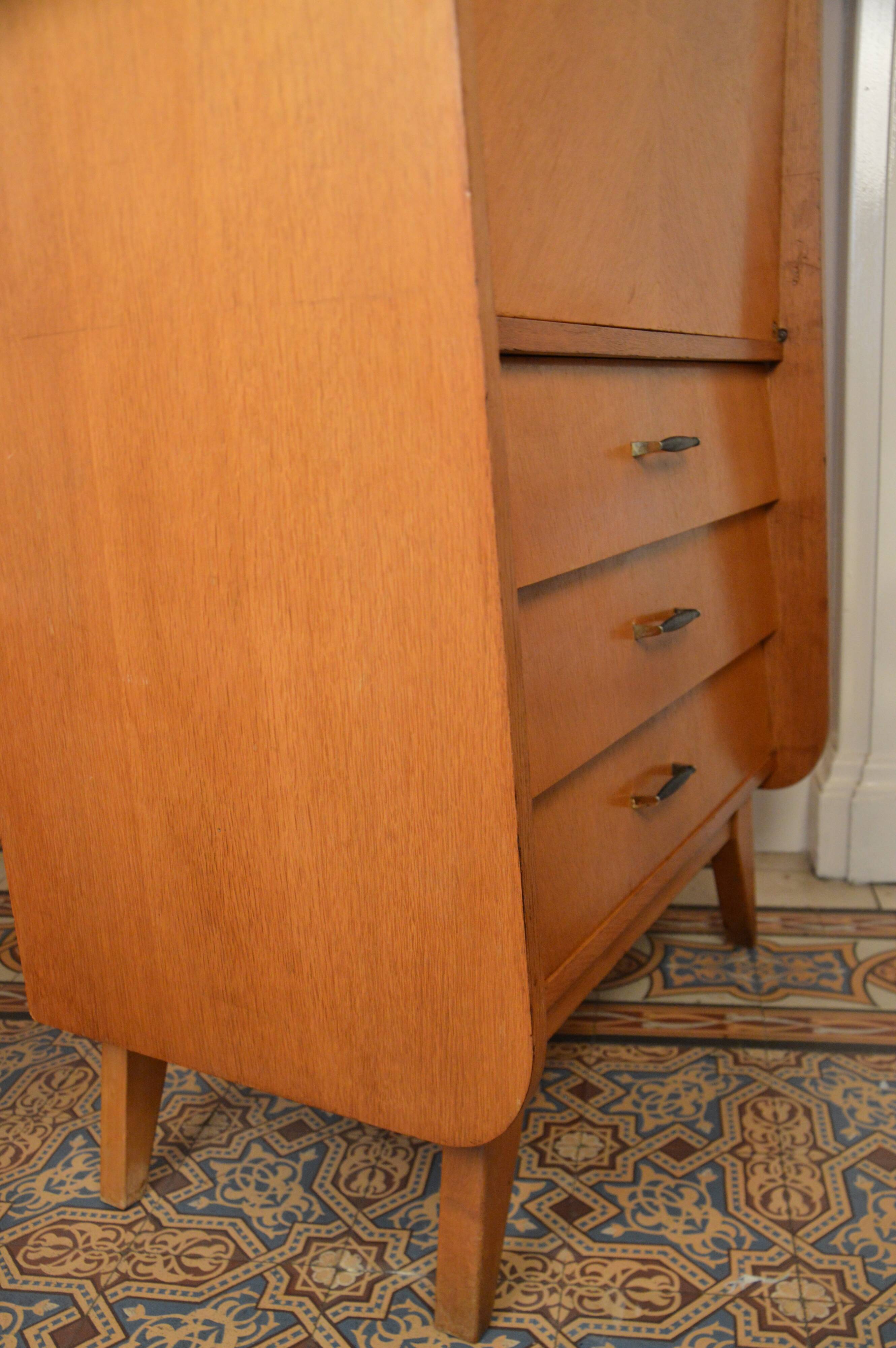 Writing desk feet compass 1950