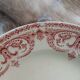 12 antique flat plates in ironstone