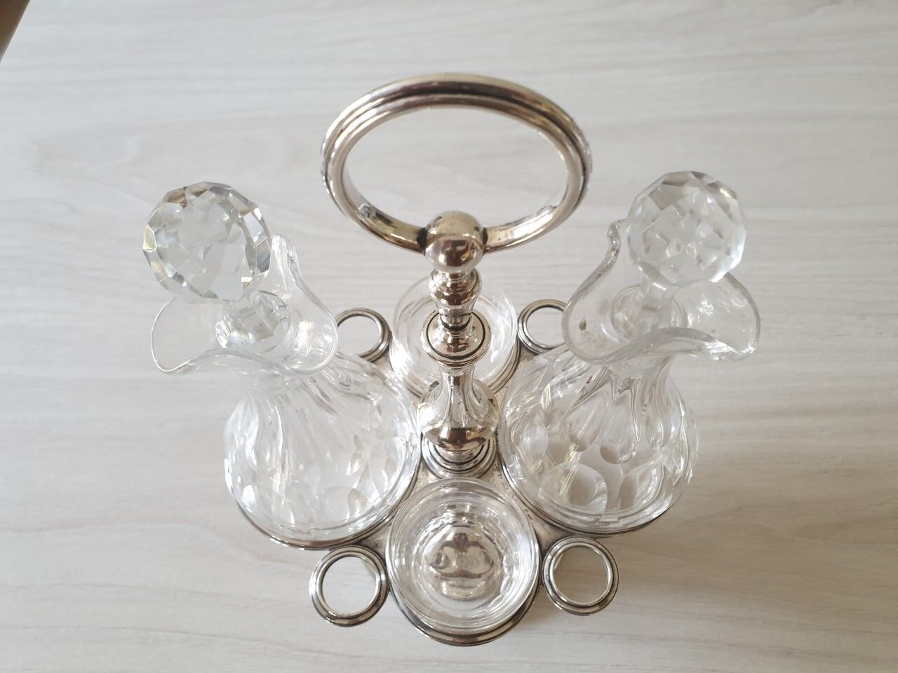 Table servant oil vinegar christofle