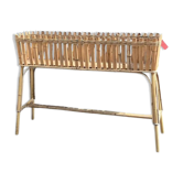 Large vintage bamboo planter