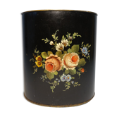 Napoleon style sheet metal basket 3 floral decoration