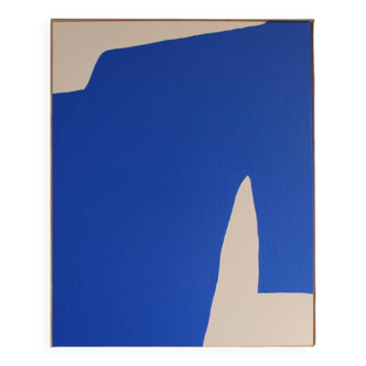 Abstrait contemporain Bleu Klein 1