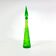 Green bottle, Empoli glass, Italy, Mid-century