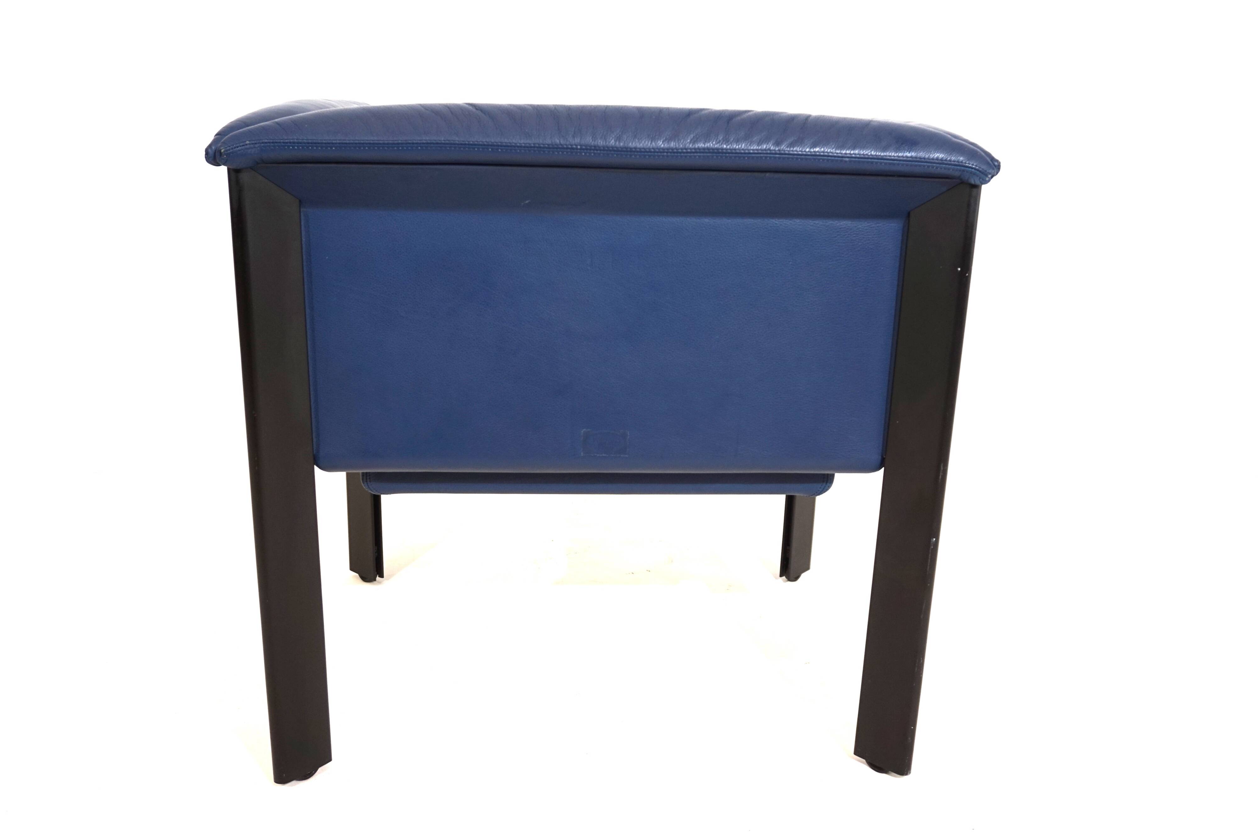 Fauteuil en cuir Poltrona Frau Interlude de Marco Zanuso