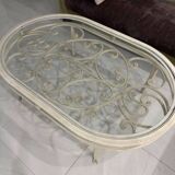 Roche Bobois glass coffee table