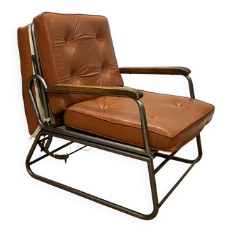 François Caruelle convertible modernist armchair