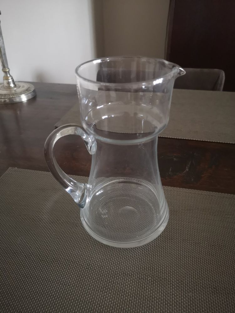 Glass pitcher/broc - Middle 20th
