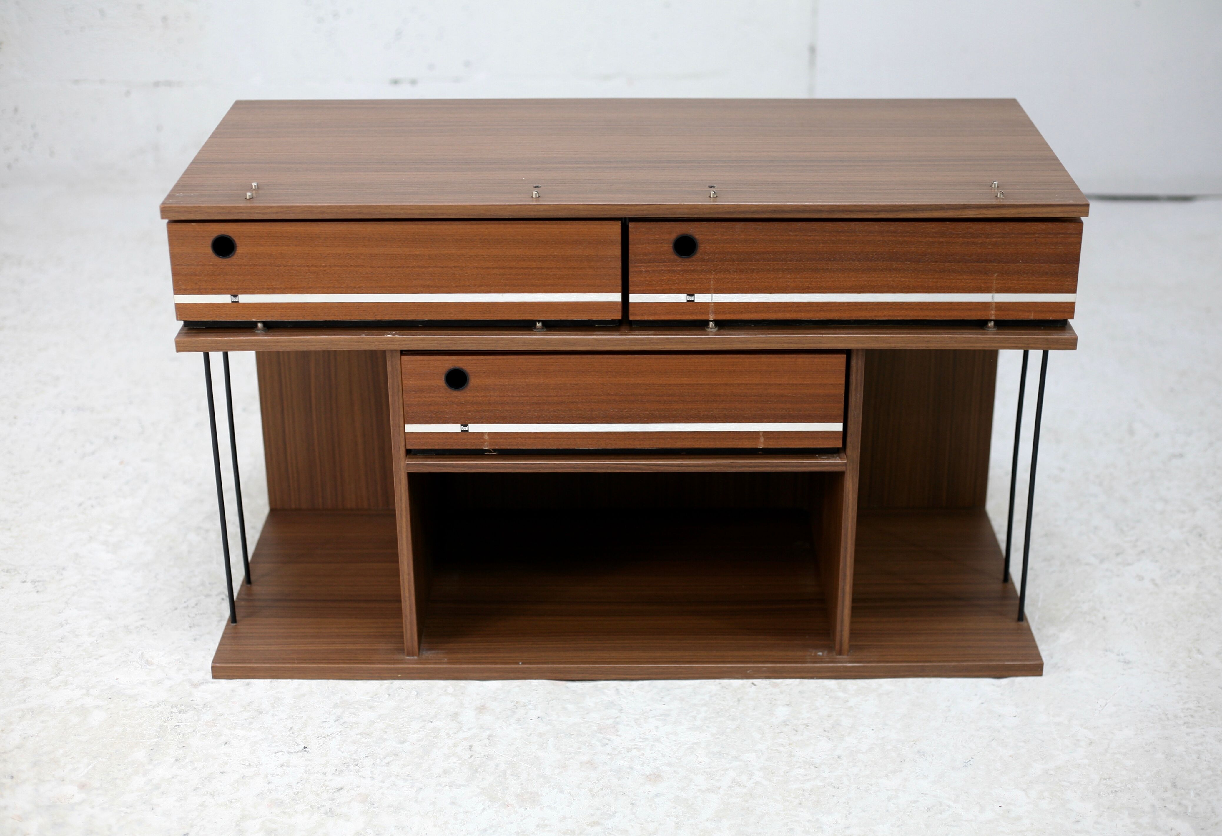 Dual furniture, hi-fi storage, circa 1970.