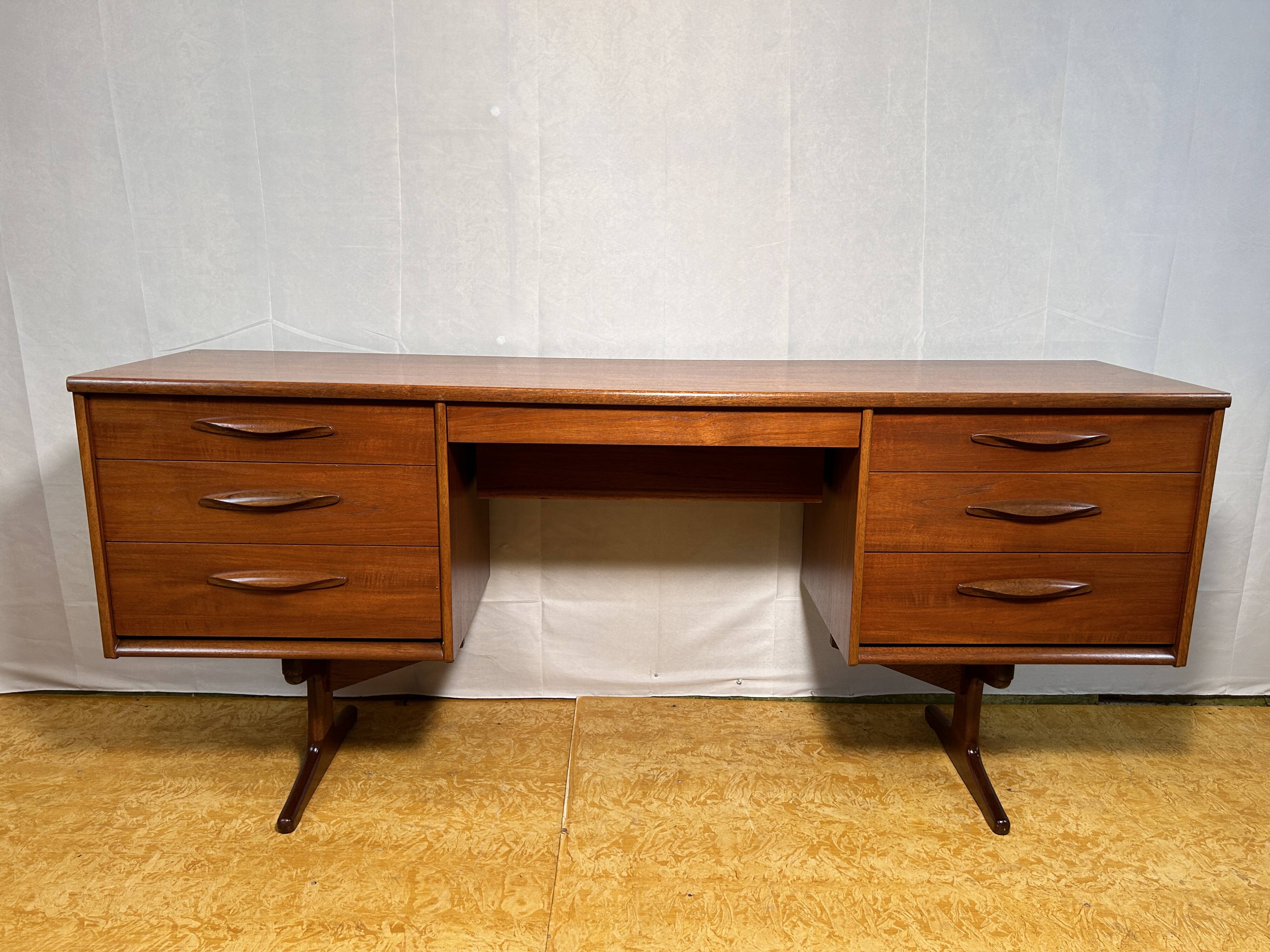 Mid Century Retro Vintage Teak Desk by Austinsuite 1960
