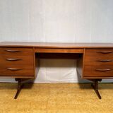 Bureau rétro vintage en teck du milieu du siècle par Austinsuite 1960