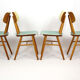 Chaises de salle à manger vintage en bois de Ton, 1971