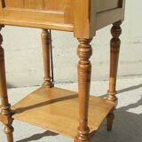 Night table, bedside, art nouveau era in beech
