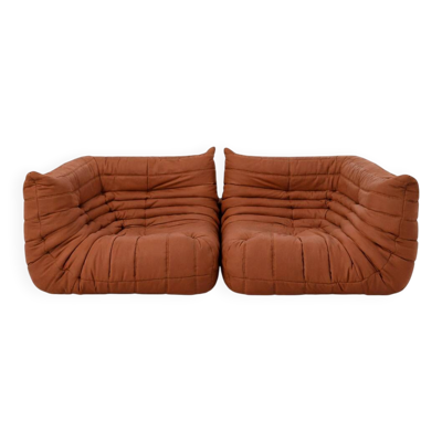 Set de 2 togo d'angle LIGNE ROSET marron