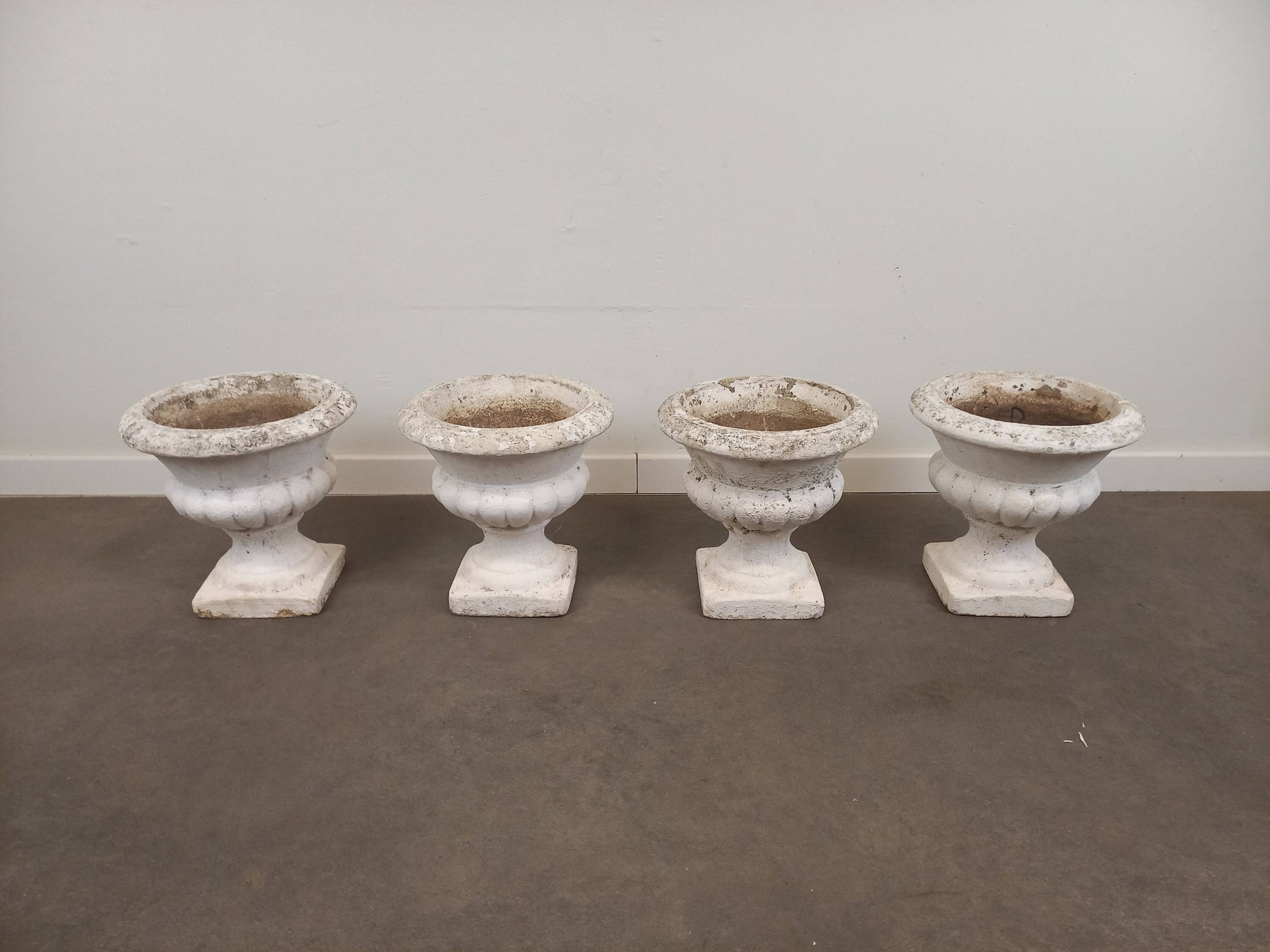 Medici Concrete Planters, Set of 4