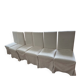 Set of 6 Maxalto chairs with covers.