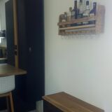 wall bottle shelf