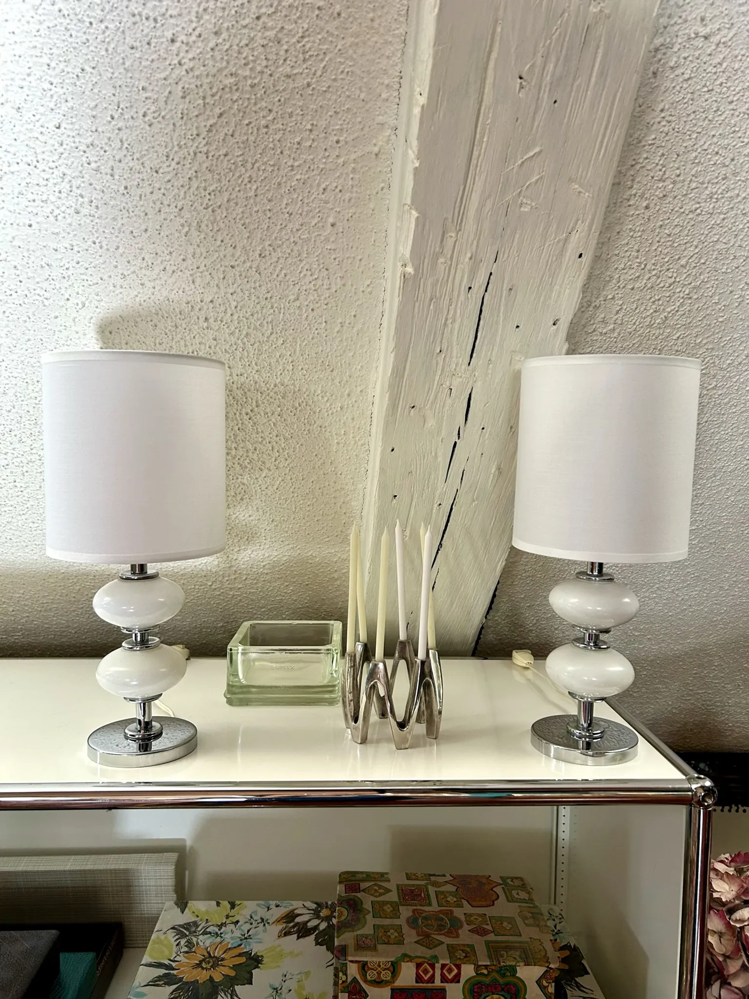 Pair of 70's lamps