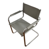 MG5 Grassi style chrome armchair