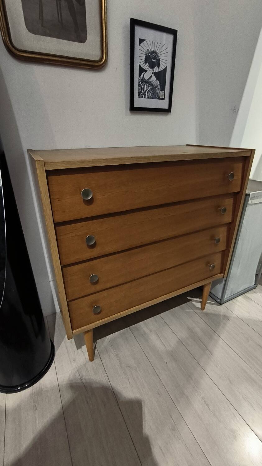 Vintage Scandinavian chest of drawers from the 1960s and 1970s
