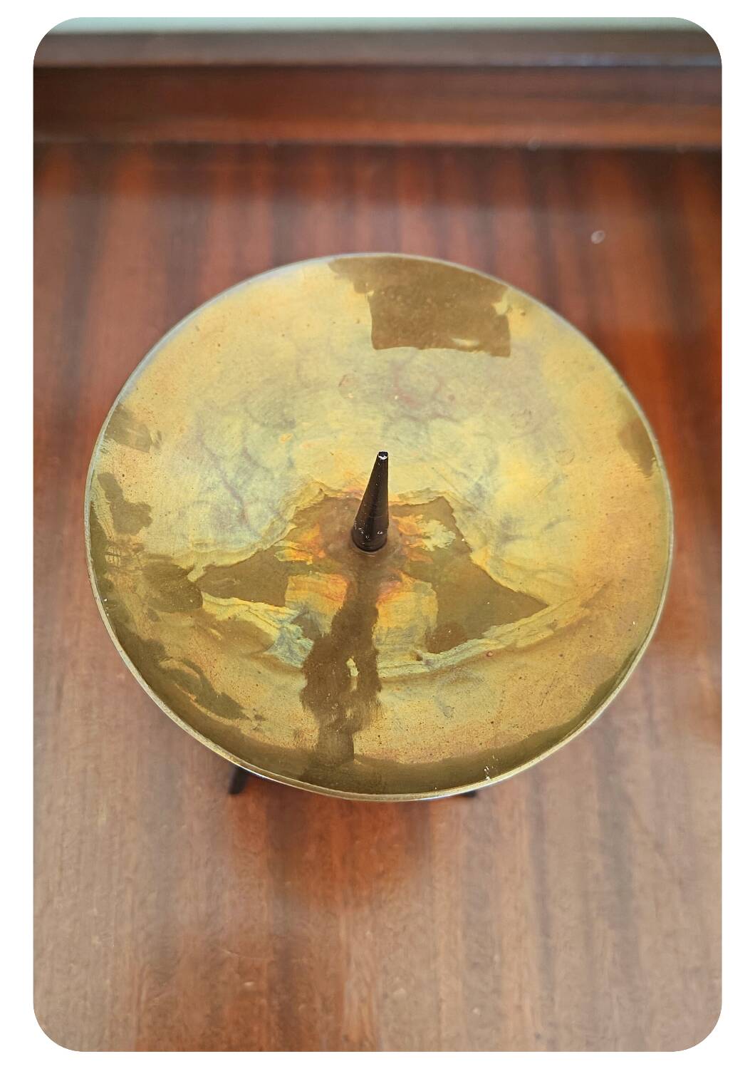 Mid-Century Modern Brutalist Candleholder