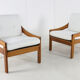 Fauteuil en pin 'Gassel' | 2 pièces en stock