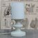 Lampe de table Ivan Jakes opaline blanche satiné 1960