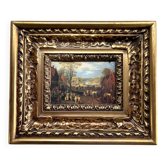 Reproduction sur toile, Place de village animée par Jan Brueghel