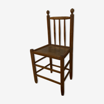 Wooden convent chair 19th century