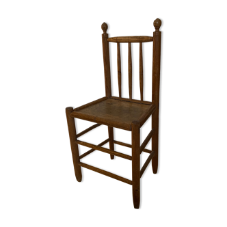 Wooden convent chair 19th century