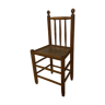 Chaise de couvent en bois 19ème siècle