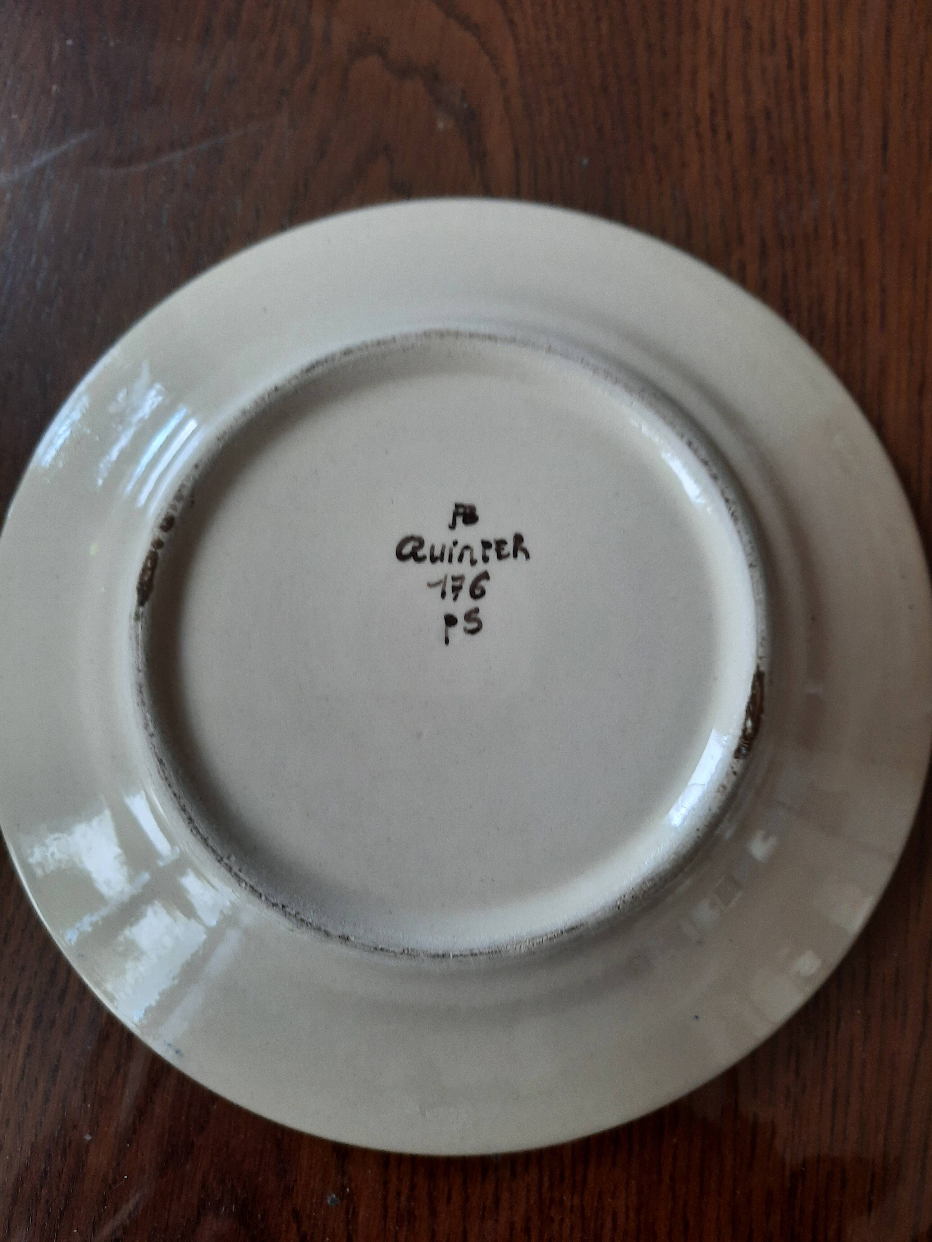 Quimper plate hb Henriot