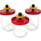 Ettore Sottsass - Alessi Twergi - Storage pots - ''Totem''